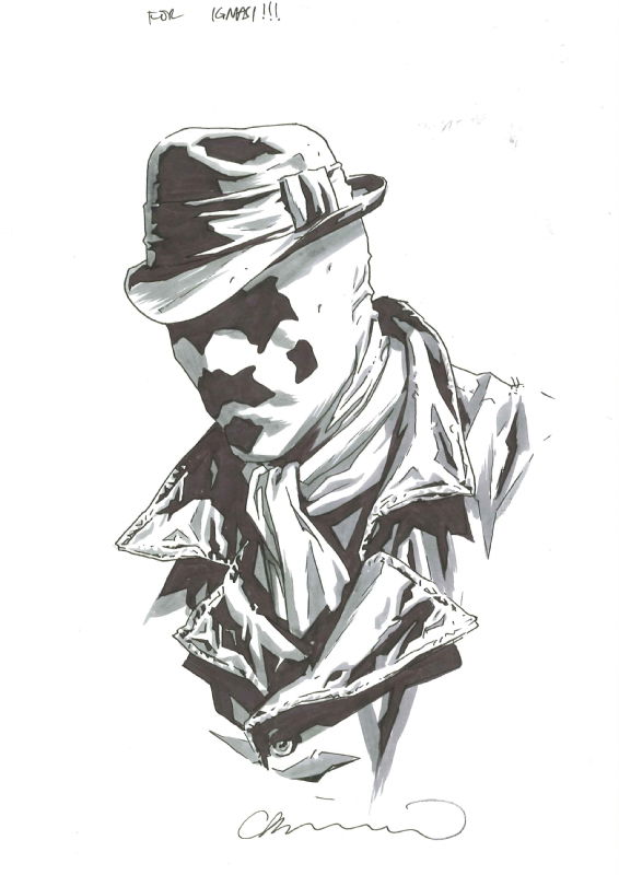 Lee Bermejo - Rorschach, in ignasi Fandos's Salón Avilés 2013 Comic Art ...