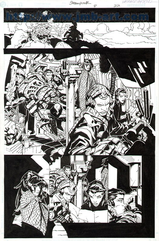 Steampunk 8 Page 22 Chris Bachalo In Jean Marc Besniers Chris Bachalo Comic Art Gallery Room 