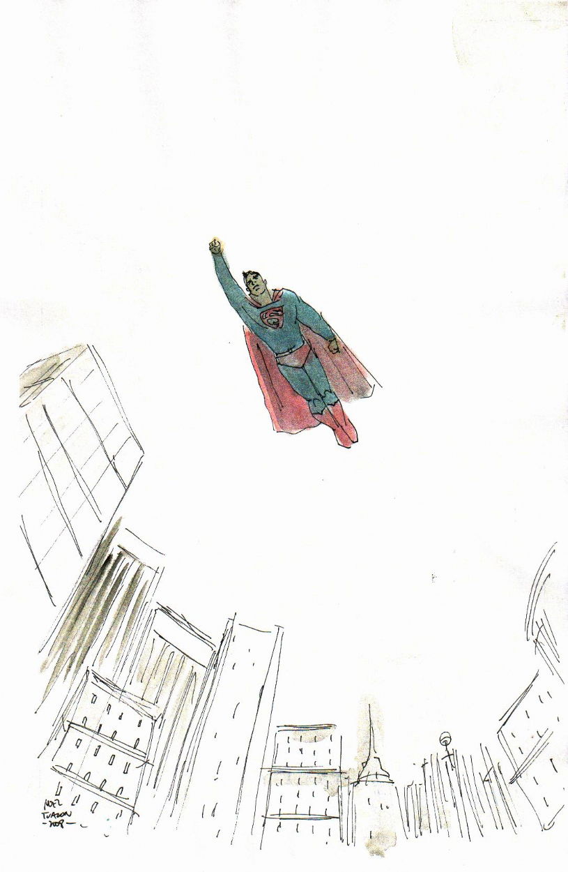 Superman by Noel Tuazon II, in The Joe Shuster Awards's Visions Artwork ...