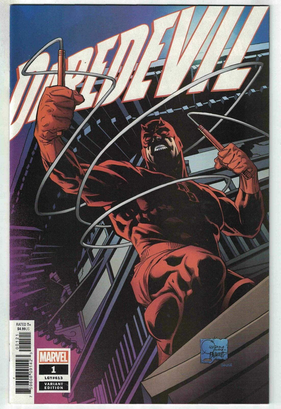 Wizard #203 And #1 Variant Daredevil Cover Joe Quesada, In Troy C 