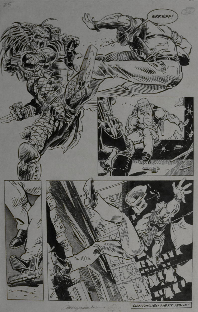 Predator: Concrete Jungle #1 Page 25 Chris Warner, in Troy C. Punswick ...