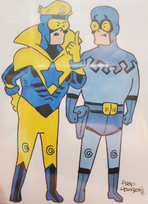 Blue Beetle And Booster Gold In Joel Mangrums Blue Beetle And Booster Gold Comic Art Gallery Room 0997