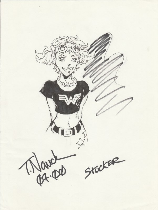 Cassie Sandsmark Wonder Girl In J Murdocks Dc Comics Unpublished Comic Art Gallery Room 2032