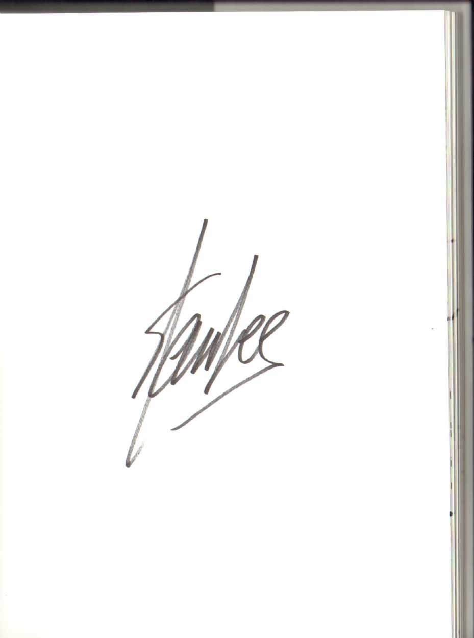 Autogrammfoto Stan Lee 
