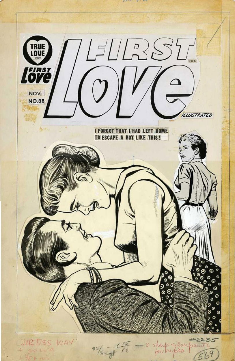 First Love 88 Cover, in Wallace Harrington's Harvey and Standard