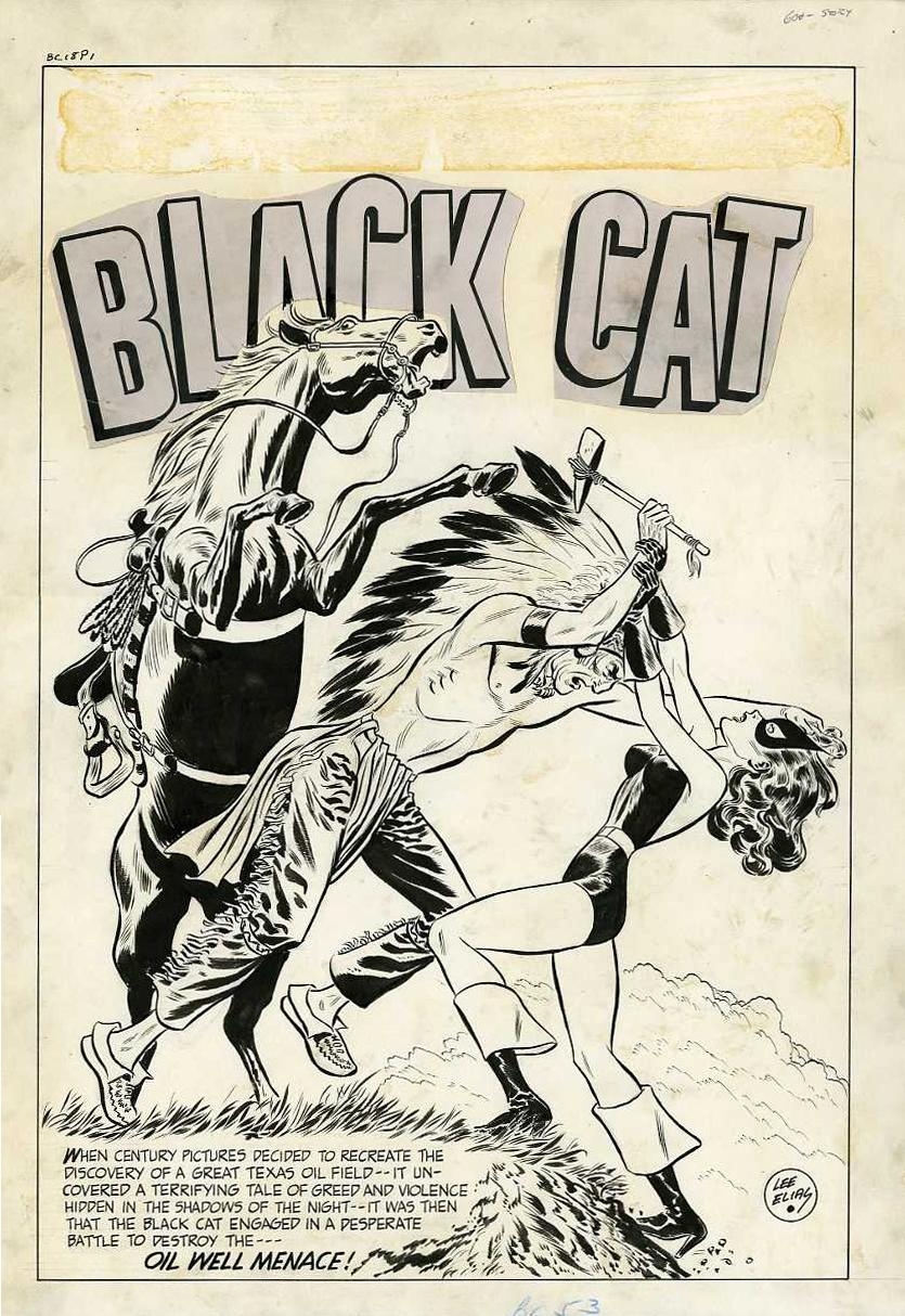 Lee Elias - Black Cat 18 Splash, in Wallace Harrington's Under-appreciated  Gold and Silver Age Artists : Lee Elias, Sid Greene, Bob Brown, Chic Stone,  Gray Morrow, Jim Mooney, Ray Bailey, Pete