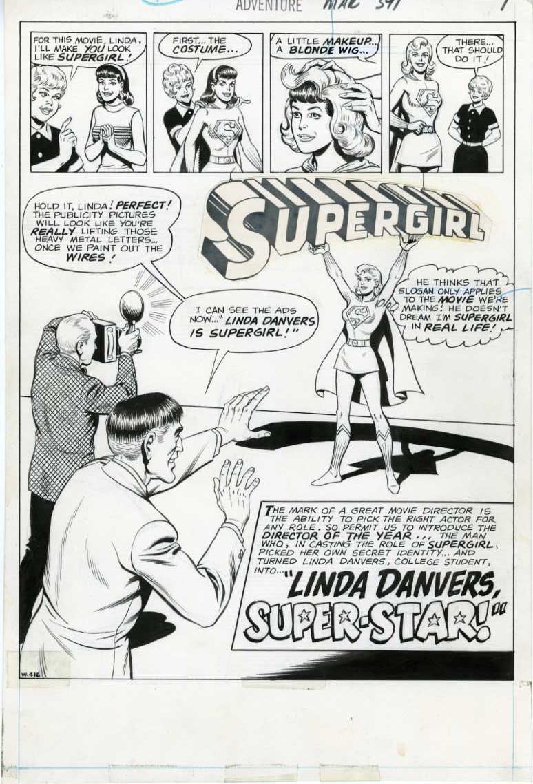 Underoos Supergirl, in Robert Plunkett's Misc Published Pages Comic Art  Gallery Room