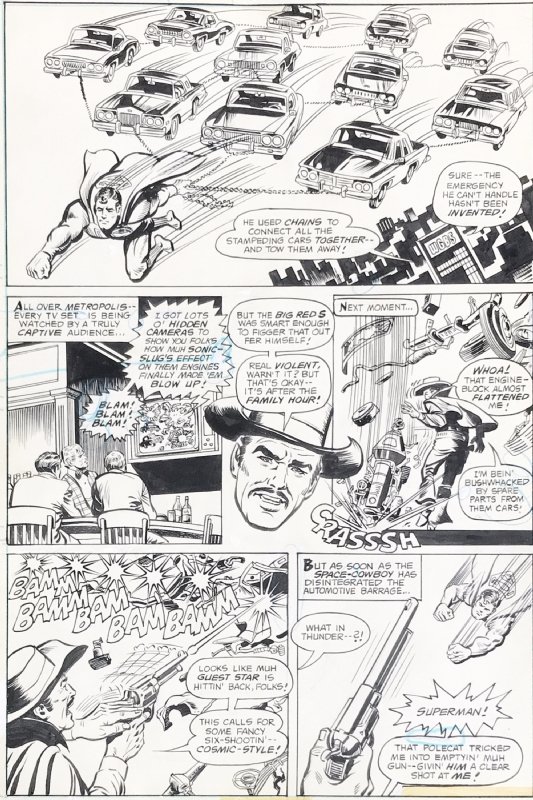 ComicConnect - Swan, Curt - HOW TO DRAW SUPER HEROES Interior Page - VF: 8.0