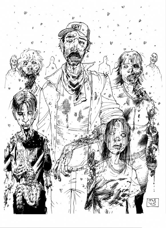 walking dead zombies comic