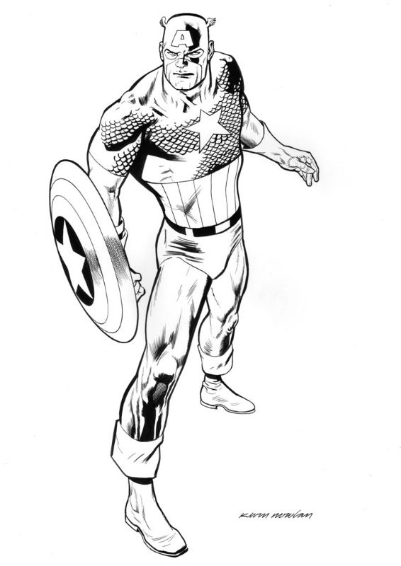 Nowlan - Captain America - 2009 - Baltimore, in The David Wray's