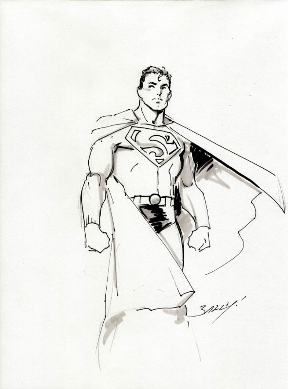 Bagley - Superman - 2006 - Nyc, In The David Wray's Sketches - 2006 