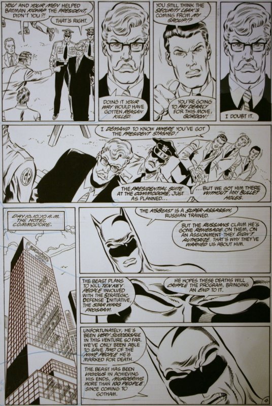 Batman #420 pg4 , in Peter Fisico's Jim Aparo Comic Art Gallery Room
