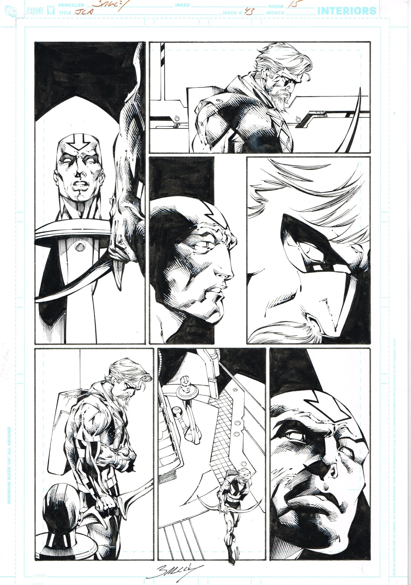 Justice League of America #43 pg15, in Peter Fisico's Mark Bagley Comic ...