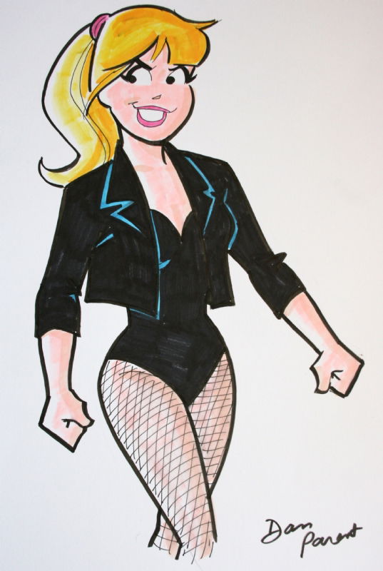 Betty/Black Canary -Dan Parent, in Peter Fisico's Dan Parent Comic Art ...