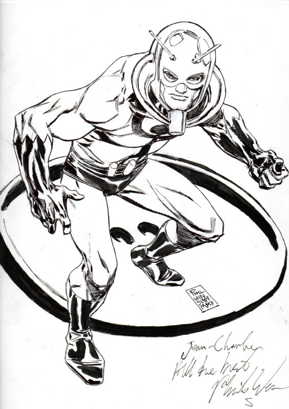 Ant-man, in Jean-Charles Marion's convention sketches Comic Art Gallery ...