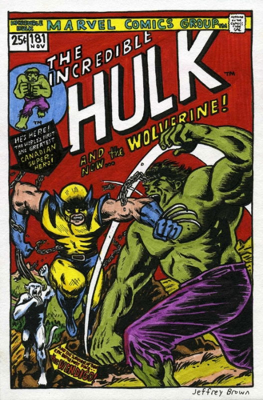 The Incredible Hulk #181 Cover Re-Creation (Jeffrey Brown), in Shawna ...