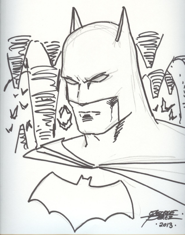 Batman by George Perez Comic Art