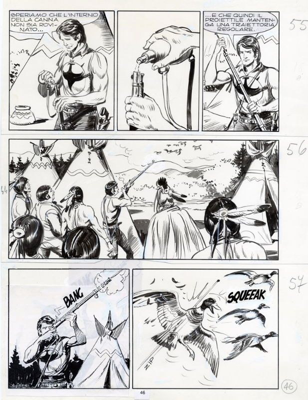 Zagor N 136 Tigre Pag 046 In Giancarlo Orazi S Ferri Gallieno Zagor Pages Comic Art Gallery Room