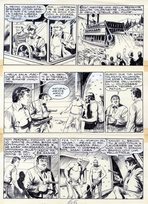 ZAGOR - N.003 L'ORO DEL FIUME, pag.066, in Giancarlo ORAZI's FERRI ...