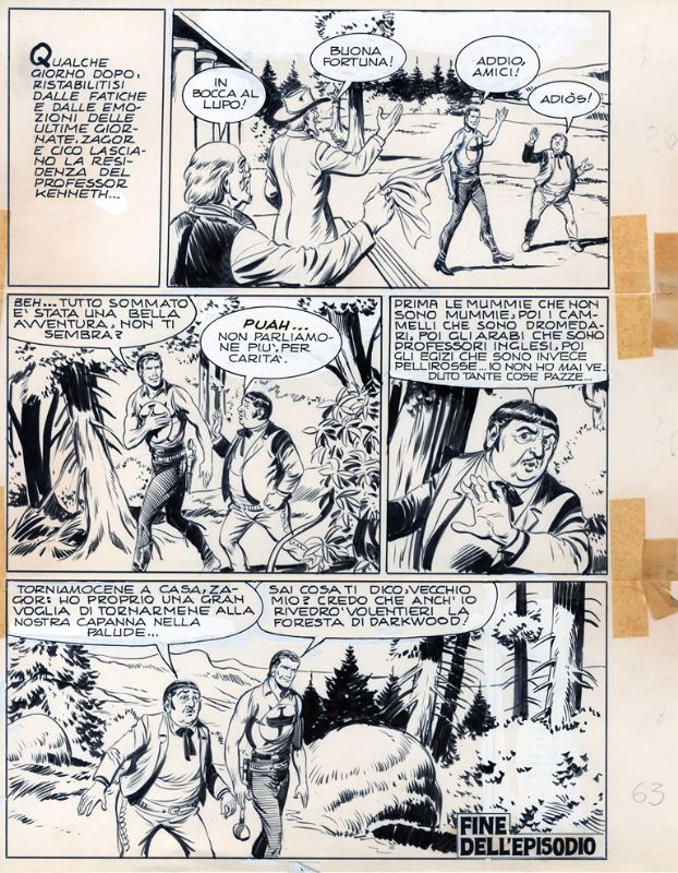 Zagor N L Avvoltoio Pag In Giancarlo Orazi S Ferri Gallieno Zagor Pages Comic