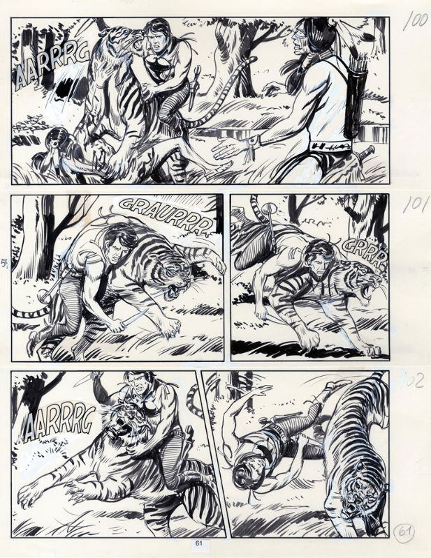 Zagor N 136 Tigre Pag 061 In Giancarlo Orazi S Ferri Gallieno Zagor Pages Comic Art Gallery Room