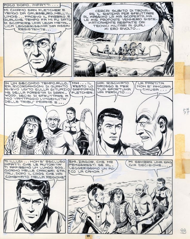 ZAGOR - N.015 IRON-MAN, pag.099, in Giancarlo ORAZI's FERRI Gallieno ...