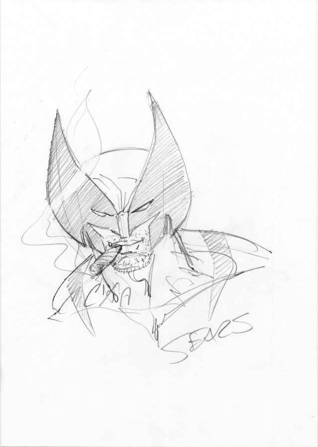 Wolverine, In Artur & Biggi J.'s Bart Sears Comic Art Gallery Room