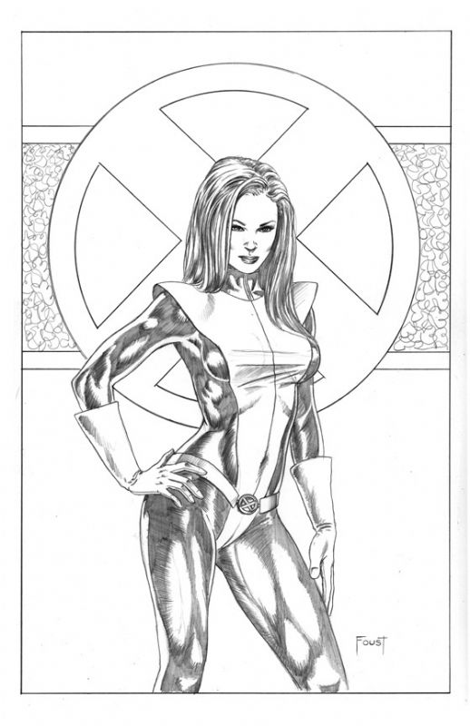 Kitty Pryde, in Sean R's Mitch Foust Comic Art Gallery Room