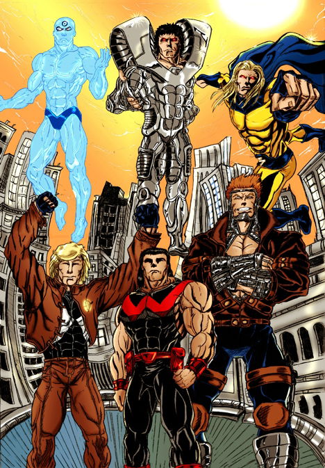 powerless complete color,beyonder,wonderman,sentry,starbrand..., in ...