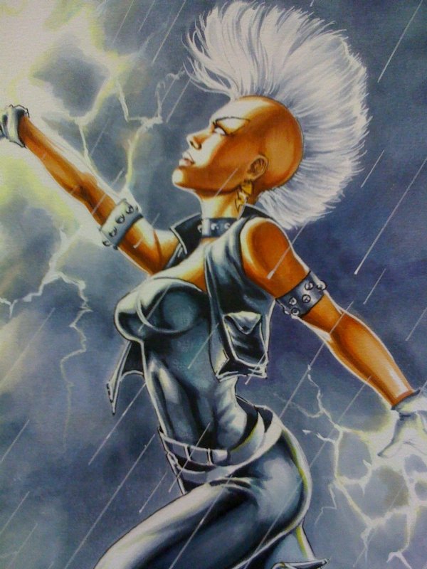 Mohawk Storm Miami Comic Con 2011, in Rhiannon Owens's Marvel Color