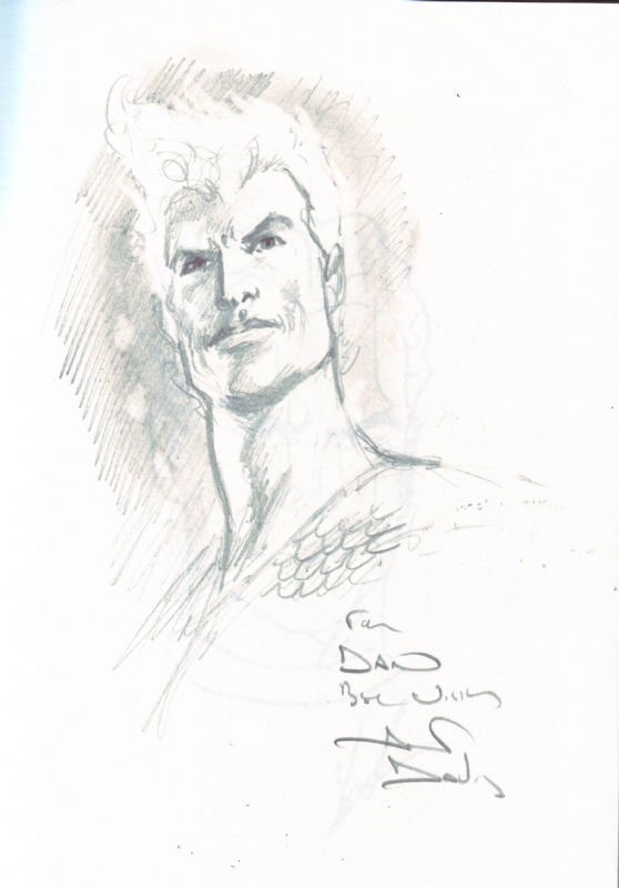 Aquaman by Alan Davis, in Dan Howard's Aquaman Sketchbook Comic Art ...