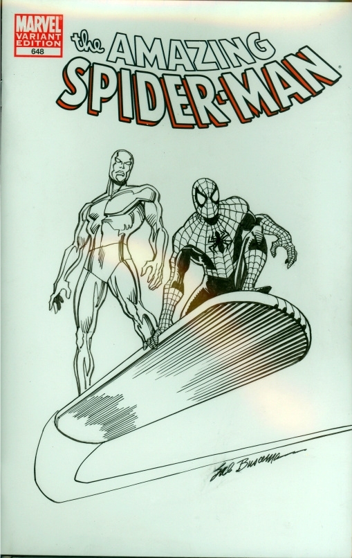 Spider-man and Silver Surfer - Amazing Spider-man Sal Buscema CGC , in  Arjuna Rajakumar's SAL BUSECMA Comic Art Gallery Room