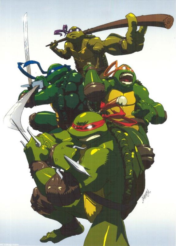 TMNT - Jeffrey Chamba Cruz, in Shaun Paulet's Prints Comic Art Gallery Room