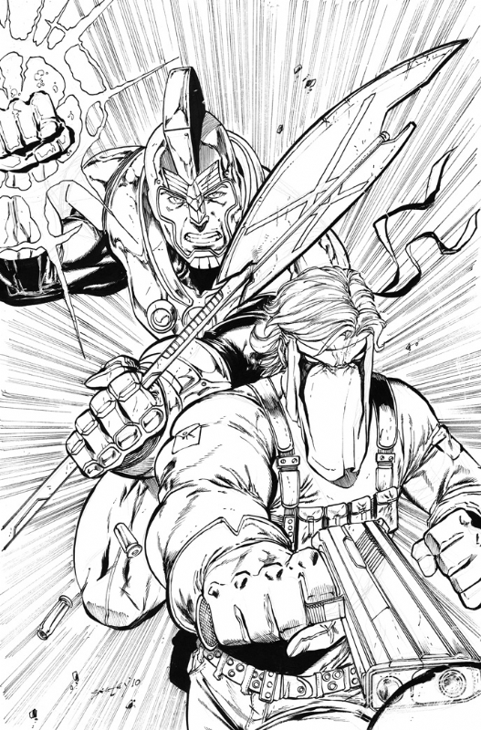 Spartan Rage! #comicbookart #comicart #drawing #fanart #freelance #manga  #anime #quickart #sketching…