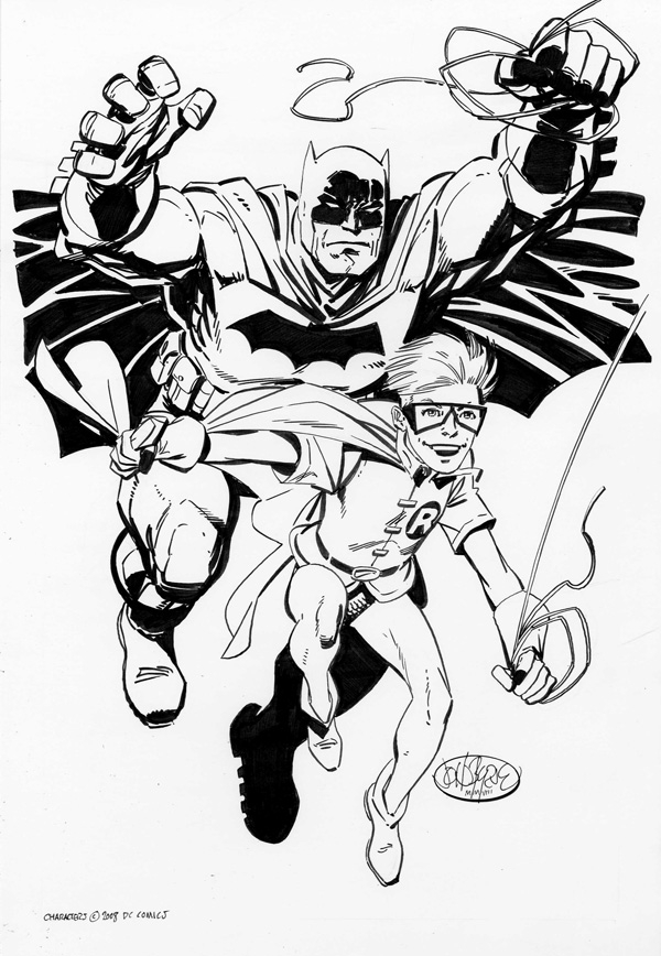 Batman and Robin - Dark Knight Returns, in Lou Valenti's John Byrne Comic  Art Gallery Room