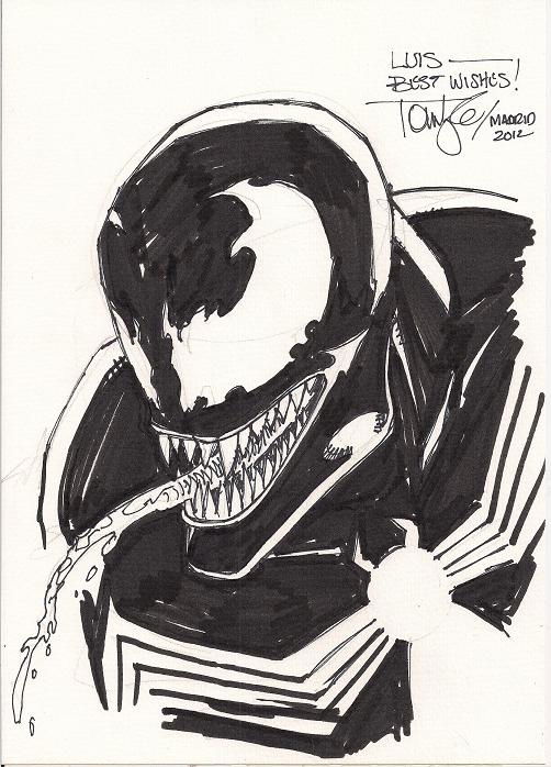 Venom - Tom Lyle, in Luis López's Expocomic 2012 Comic Art Gallery Room