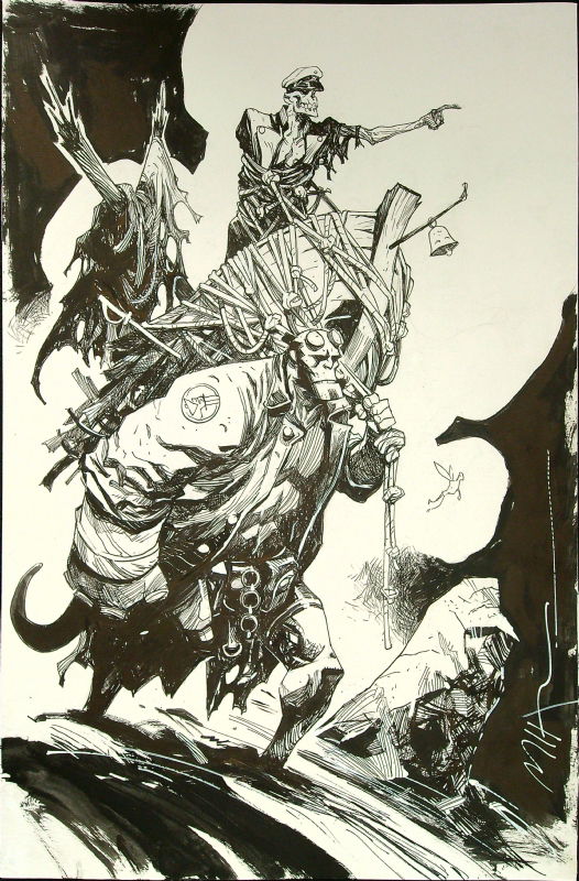 Hellboy Commission by Mike Huddleston., in Vincent Meyer's Hellboy ...