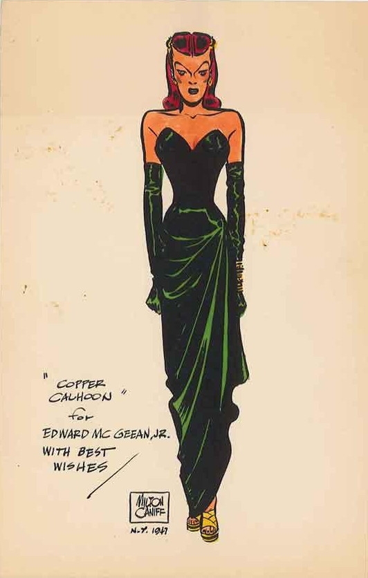 CANIFF - Handcolored Copper Calhoon print, 1947, in Jean-Paul Gabilliet ...