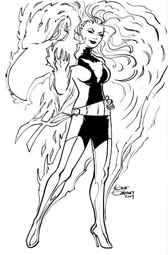 Dark Phoenix, in John Wehr Jr.'s Commissions (some adult) Comic Art ...