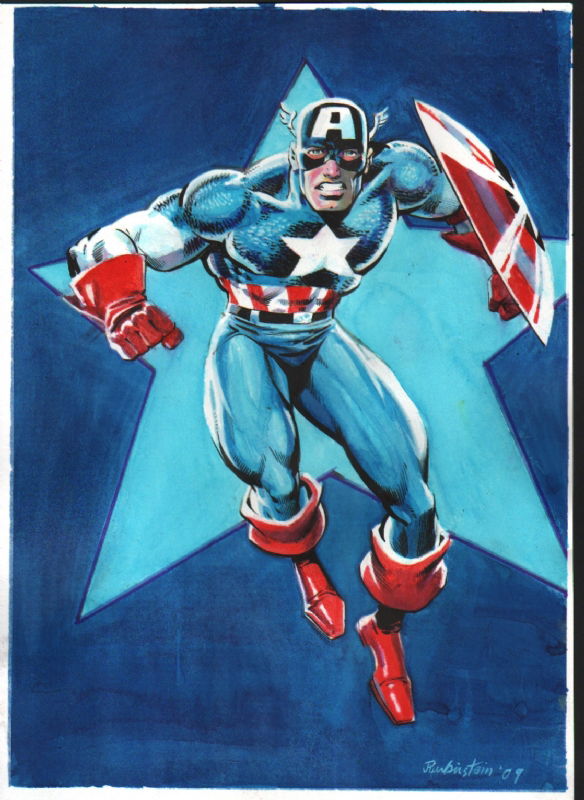 CAPTAIN AMERICA by Joe RUBINSTEIN, in Emmanuel TOSI's TOSI GALLERY ...