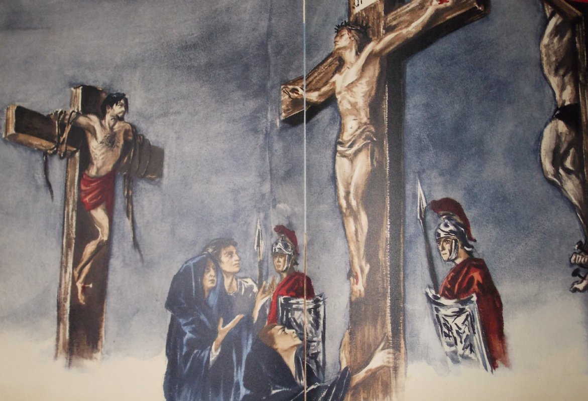 Crucifixion by Roland Poska - For Sale on Art Brokerage