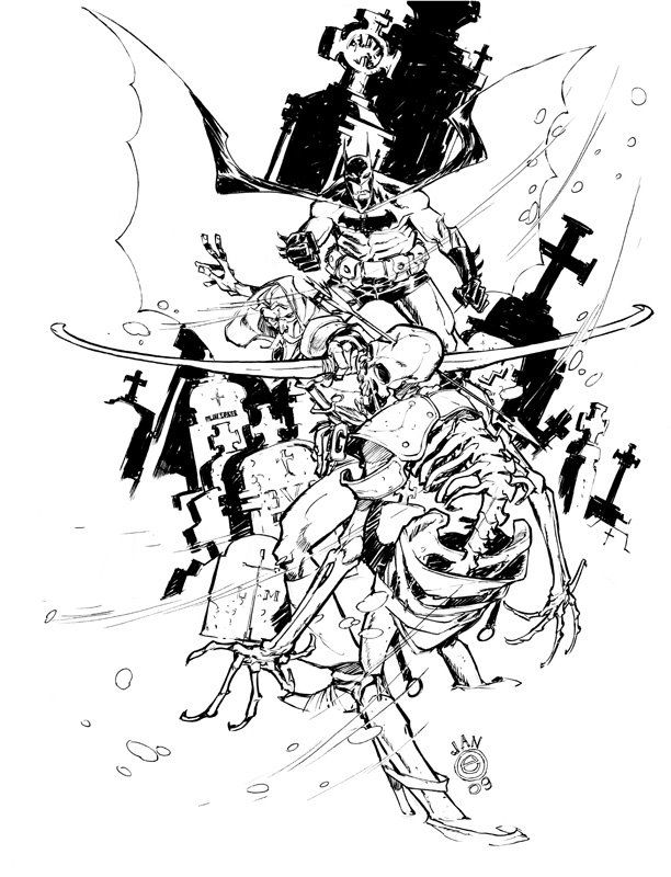 Batman & Green Arrow by Eric Canete, in Jean-Michel Anneau's Brave ...