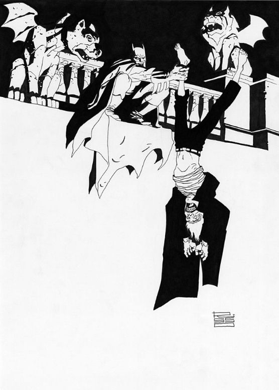 Batman & the Joker by Eduardo Risso, in Jean-Michel Anneau's Brave ...