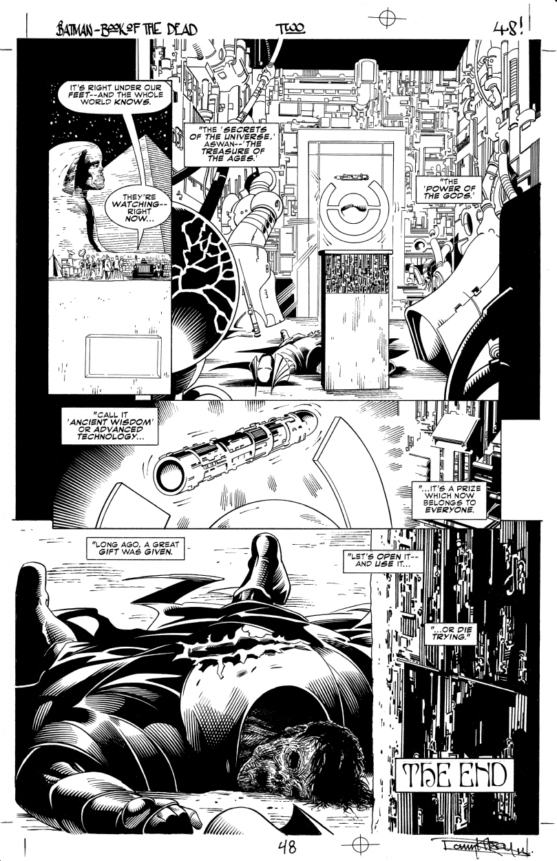 Batman Book of the Dead 2 Page 48 Barry Kitson, in Dean Abraham's Marvel  and DC Pages Comic Art Gallery Room