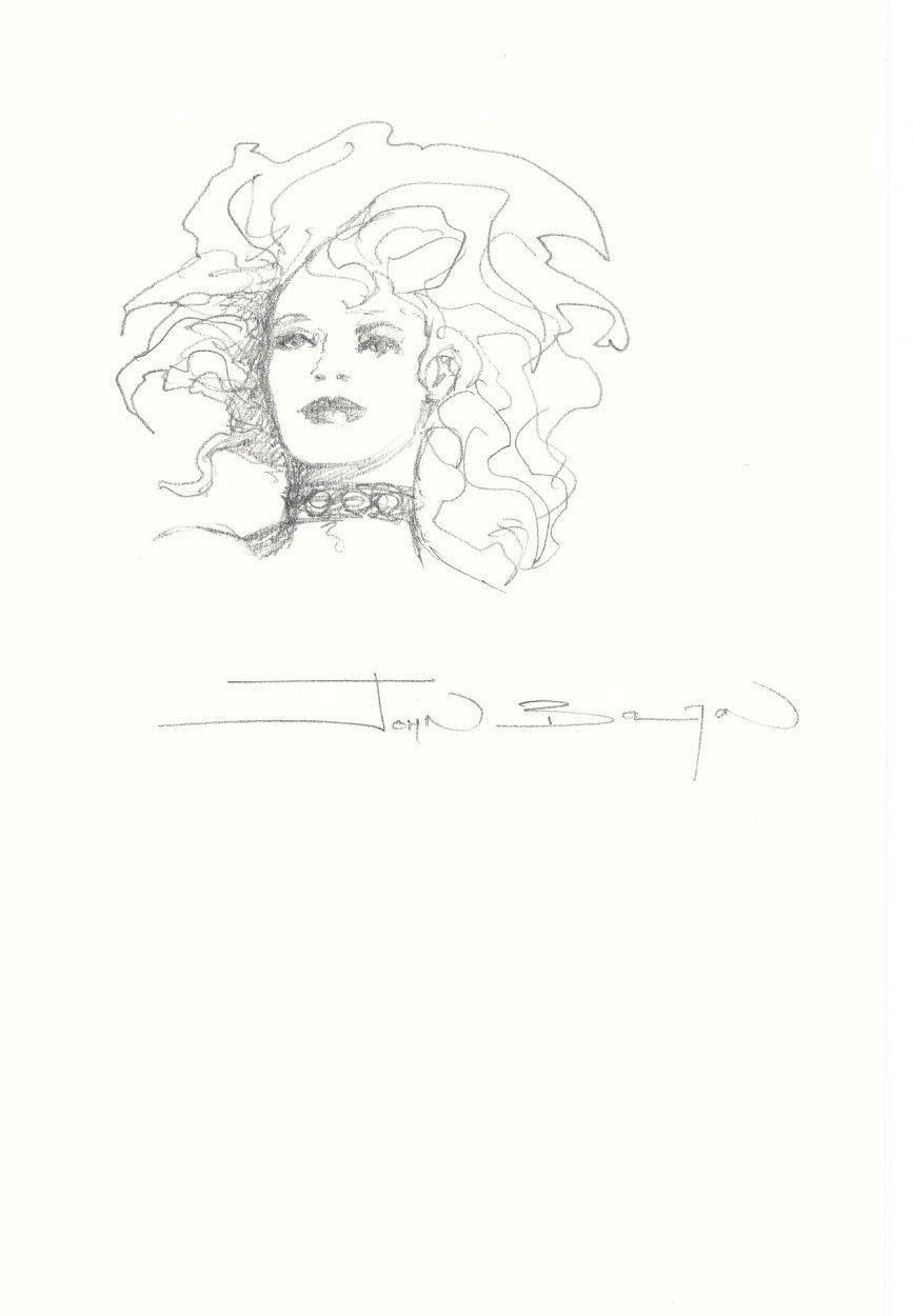 Black Queen John Bolton, in Dean Abraham's Sketchclub 2016 Comic Art ...