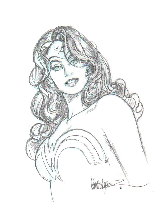 Jose Luis Garcia Lopez Wonder Woman Commission In Steve Lipsky S Jose Luis Garcia Lopez Comic