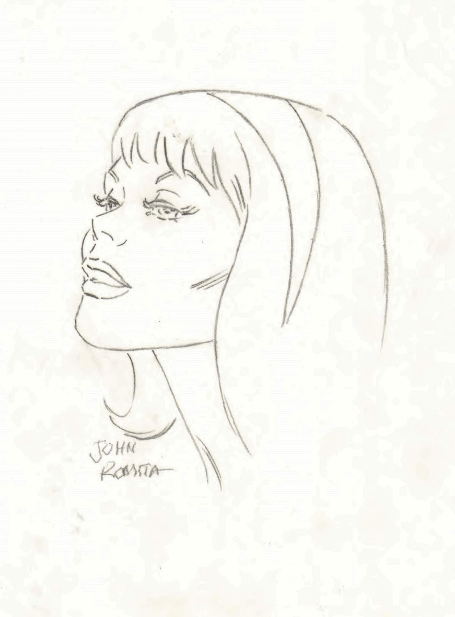 John Romita Sr Gwen Stacy Pencil Art In Steve Lipskys John Romita Sr Gallery Comic Art 7838