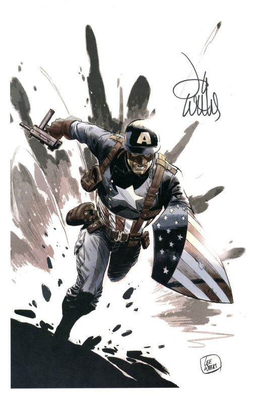 CAPTAIN AMERICA PRINT SIGNED LEE WEEKS, in Inkwell Awards's Prints and ...