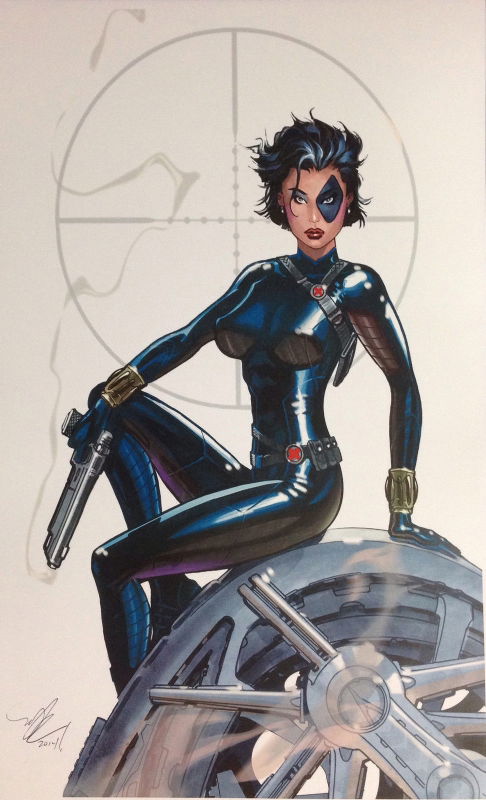 MICHAEL DOONEY MARVEL COMICS DOMINO PRINT SIGNED!, in Inkwell Awards's ...