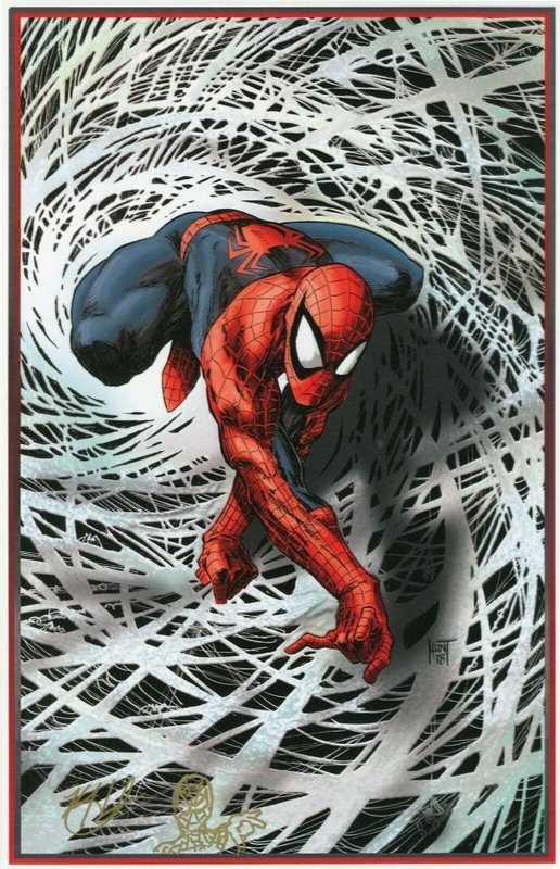SPIDER-MAN COLOR PRINT SIGNED REMARQUED KEN HUNT, in Inkwell Awards's  Prints and sketchbook donations Comic Art Gallery Room